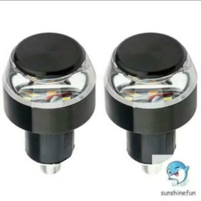 BỘ 2 CÁI ĐẦU GÙ CHỐNG ĐỔ BẢO VỆ TAY LÁI XE MÁY CÓ ĐÈN LED TRANG TRÍ CỰC ĐẸP 