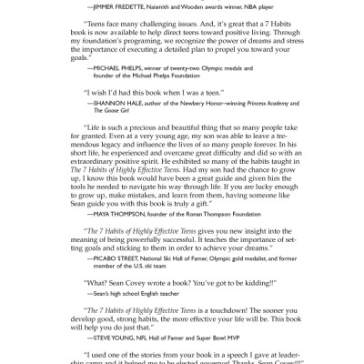 The 7 Habits Of Highly Effective Teens (Paperback)