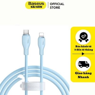 Cáp sạc nhanh Baseus Pudding Series Fast Charging Data Cable Type C to IP 20W - Hàng chính hãng