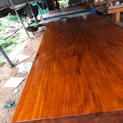 Sập Chiếu Ngựa Gõ Đỏ Nguyên Khối 2m2 x 2m8 x 20