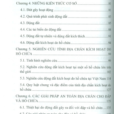 Động Đất Kích Hoạt Do Hồ Chứa Và An Toàn Địa Chấn Cho Đập Lớn (Bộ Sách Chuyên Khảo Biển Và Công Nghệ Biển) (Bìa Cứng) 