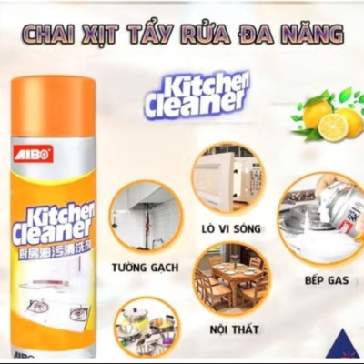 CHAI DUNG DỊCH XỊT TẨY RỬA VỆ SINH LÀM SẠCH HẾT VẾT BẨN NHÀ BẾP CAO CẤP 