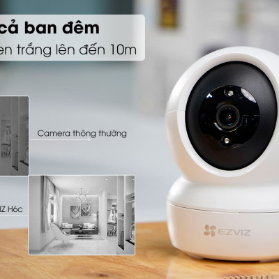 Camera WIFI trong nhà xoay 360 Ezviz C6N 2MP/4MP đàm thoại 2 chiều - Hàng chính hãng