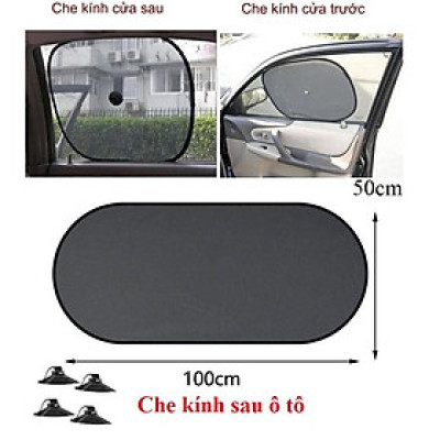 Bộ 3 tấm che nắng cửa kính xe ô tô dạng lưới