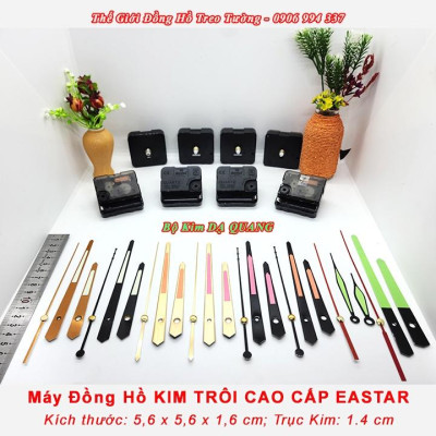 Máy Đồng Hồ KIM TRÔI CAO CẤP EASTAR – Kim DẠ QUANG (*) - Bảo Hành 1 Năm – Tặng Pin Maxell