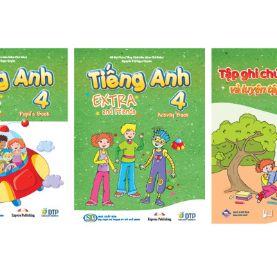 Tiếng Anh 4 Extra and Friends trọn bộ (sách học sinh, sách bài tập, vở tập viết)
