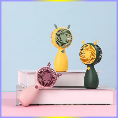 Phụ kiện tiện ích -Quạt mini cầm tay ,quạt để bàn có dây cắm USB ,quạt tích điện kèm tai cực xinh và đáng yêu 