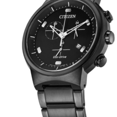 Đồng Hồ Nam Citizen Dây Thép Không Gỉ AT2405-87E - Mặt Đen (Sapphire)