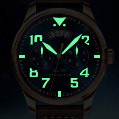 Đồng hồ nam chính hãng Lobinni No.16051B-1