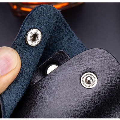 Túi đựng chìa khóa 100% da bò thật móc khóa đa chức năng cao cấp