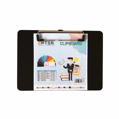 Bìa trình ký mica Enter G03-N 21.5x16.5cm A5 ngang