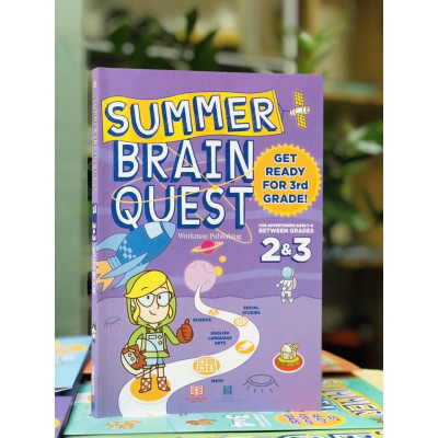 Sách summer brain quest grade 2 & 3 ( 7 - 8 tuổi )