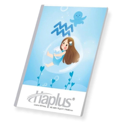 Combo 5 Tập Kẻ Ngang 80 Trang 70gsm Cosmo - Haplus 6423 (Mẫu Màu Giao Ngẫu Nhiên)