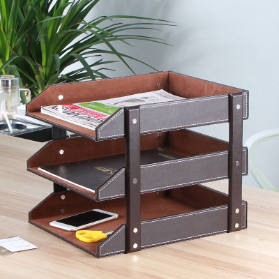 Bộ 8 sản phẩm văn phòng phẩm bằng da cao cấp