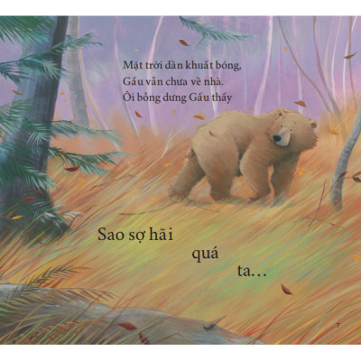 Sách Tranh Song Ngữ Gấu Sợ Hãi