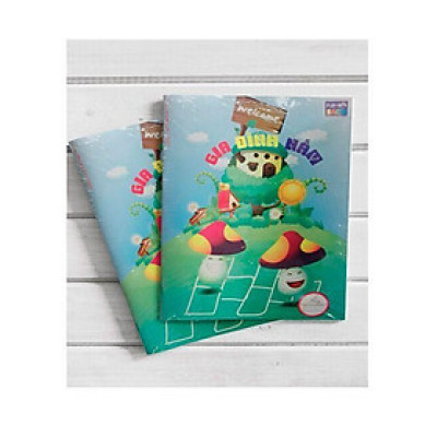 (Mua 10 Cuốn Tặng 3 Cuốn) Tập Học Sinh Gia Đình Nấm 96 Trang (4 ôly)