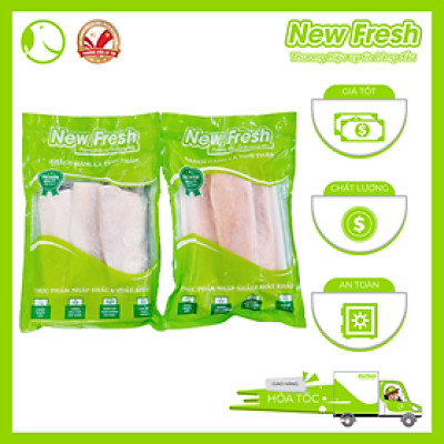 [GIAO NHANH HCM] Lườn Cá Hồi Nauy (cắt 5cm+) - Túi 500gr
