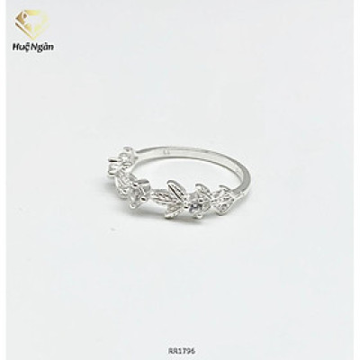 Nhẫn bạc Ý 925 Huệ Ngân - Lá xinh RR1796