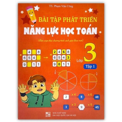 Sách - Combo Bài Tập Phát Triển Năng Lực Học Toán Lớp 3 - Tập 1 + tập 2