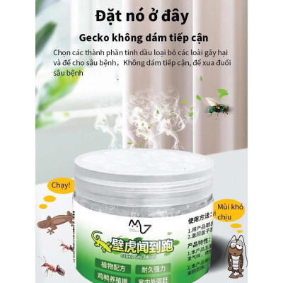 Thuốc Đuổi Thằn Lằn Tự Nhiên 120g – An Toàn Cho Mẹ Và Bé, Hiệu Quả Trong Nhà