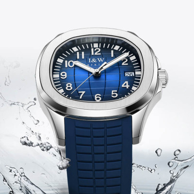 Đồng Hồ Nam I&W Carnival 722G Chính Hãng Full Box Chống Nước Kính Chống Xước Dây Silicon Cao Cấp BH 60T (Máy Cơ Tự Động)