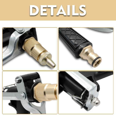 Vòi nước vòi phun nước rửa xe tưới cây tăng áp thông minh đầu đồng 206236 (loại núm)