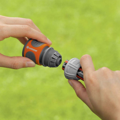 Cút nối nhanh ống nước 13mm 1/2inch Gardena 18215-50