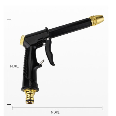 Bộ dây và vòi xịt rửa xe tưới cây  tăng áp thông minh 810-2621 (dây xanh dẹt-cút nối xanh)