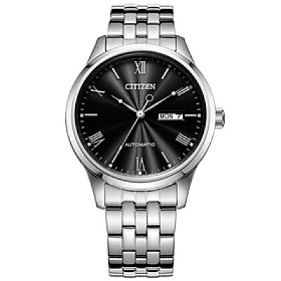 Đồng Hồ Nam Citizen Dây Thép Không Gỉ NH7501-85H - Mặt Đen (Sapphire)