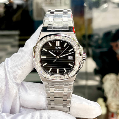 Đồng Hồ Nam I&W Carnival 721G1 Chính Hãng Full Box Chống Nước Kính Chống Xước Dây Thép Cao Cấp BH 60T (Máy Cơ Tự Động)