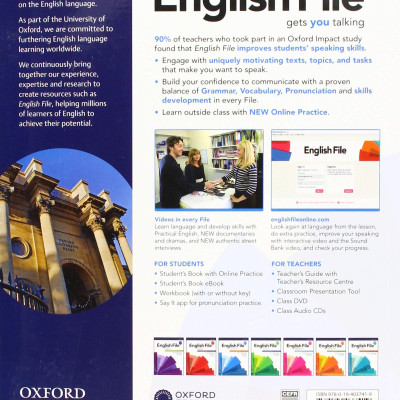 English File: Pre-intermediate: Students Book 4th Edition And Student Resource Centre Pack