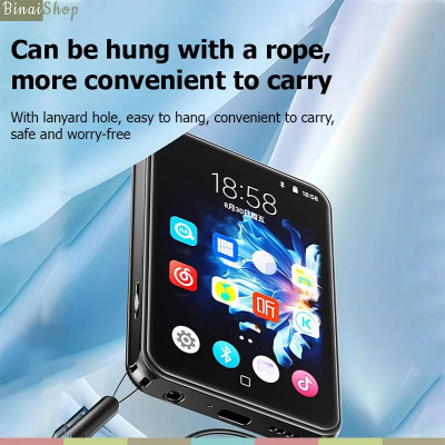 Ruizu D60 - Máy Nghe Nhạc, Xem Video Màn Hình Cảm Ứng LCD 3.5 Inch, Kết Nối Wifi, Bluetooth, Hỗ Trợ Dịch Ngôn Ngữ - Hàng Chính Hãng