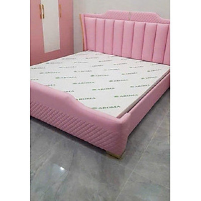 Giường ngủ bọc da thang sắt phản gỗ chắc bền Tundo KT 1m6 x 2m hoặc 1m8 x 2m