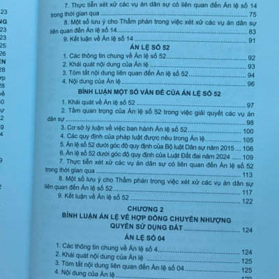 Bình luận các án lệ tranh chấp về đất đai – Góc nhìn từ thực tiễn xét xử của Thẩm phán (tập 1 và 2)