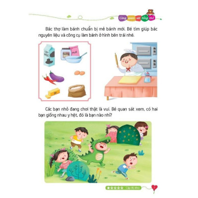 Sách - 500 Trò Chơi Rèn Luyện IQ - 4-10 Tuổi - Khả Năng Quan Sát - Minh Thắng