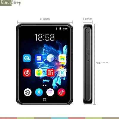 Ruizu D60 - Máy Nghe Nhạc, Xem Video Màn Hình Cảm Ứng LCD 3.5 Inch, Kết Nối Wifi, Bluetooth, Hỗ Trợ Dịch Ngôn Ngữ - Hàng Chính Hãng