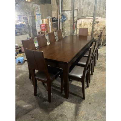 bộ bàn 2m2x90 10 ghế ba tiêu bọc đệm