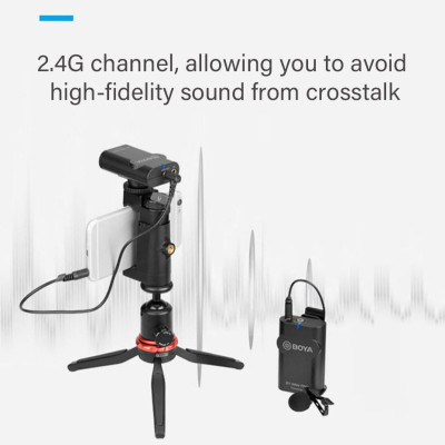 QUÀ TẶNG LÊN TỚI 359K - Micro không dây WM4 Pro K1 (thế hệ mới) sử dụng cho điện thoại, máy quay BY-WM4 PRO Wireless Lavalier Lapel Microphone for iPhone Android Smartphone DSLR Cameras Youtube Recording Streaming Vlog Hàng Chính Hãng
