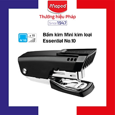 MAPED - Bấm kim Mini kim loại Essential No.10 - 1 cái