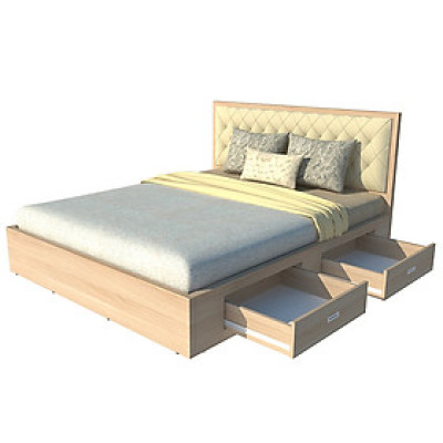 Giường ngủ 2 hộc kéo Tundo 140cm x 200cm