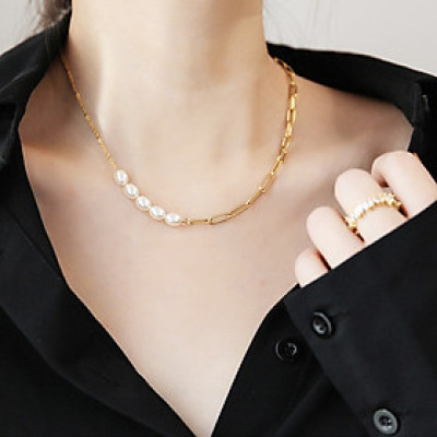 Dây chuyền vòng cổ mạ mix hạt châu nhỏ xinh nhiều kiểu quà tặng cho bạn nữ xinh đẹp