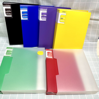 Bìa Hộp-Bìa Hồ Sơ A4 - 80 Lá Kidario Chất Liệu Nhựa An Toàn Khi Sử Dụng, Đựng Được Nhiều Hồ Sơ, Có Thể Dùng Làm Album Ảnh Khổ A4 , Đựng Bản Vẽ Màu Sắc Đa Dạng