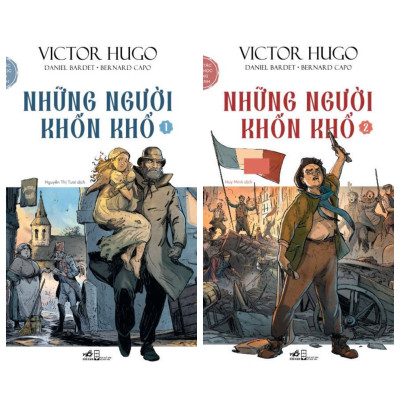 Combo bộ kiệt tác văn học bằng tranh - Những người khốn khổ - Văn hào Victor Hugo