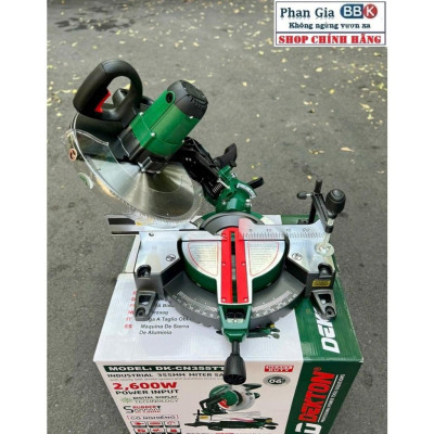 Máy cắt nhôm DEKTON 355mm 2600W, Chạy trực tiếp- Tặng lưỡi cắt nhôm 355mm