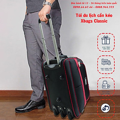 Túi Du Lịch Cần Kéo Xbags Calssic Xb 6102, Vali kéo chống thấm nước, bền màu hiệu quả