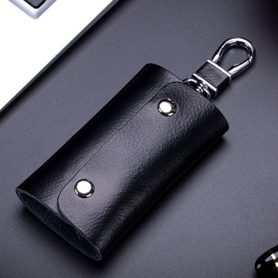 Túi đựng chìa khóa 100% da bò thật móc khóa đa chức năng cao cấp