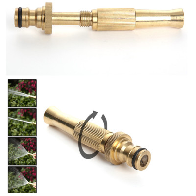 Bộ dây vòi xịt nước rửa xe,tưới cây,loại 3m,5m 206587 đầu đồng,cút đồng,nối nhựa vàng