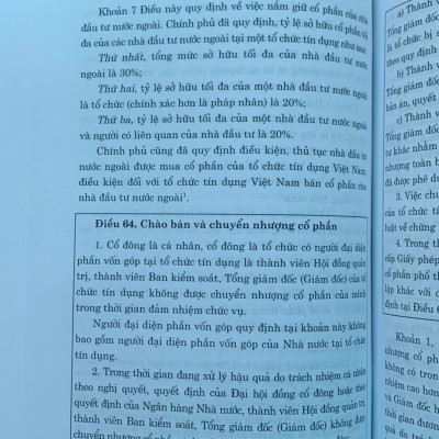 Bình luận Luật Các tổ chức tín dụng năm 2024