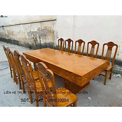 Bộ bàn ăn VIP - Đồ Gỗ Bình Long 0388639288