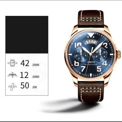 Đồng hồ nam chính hãng Lobinni No.16051B-1